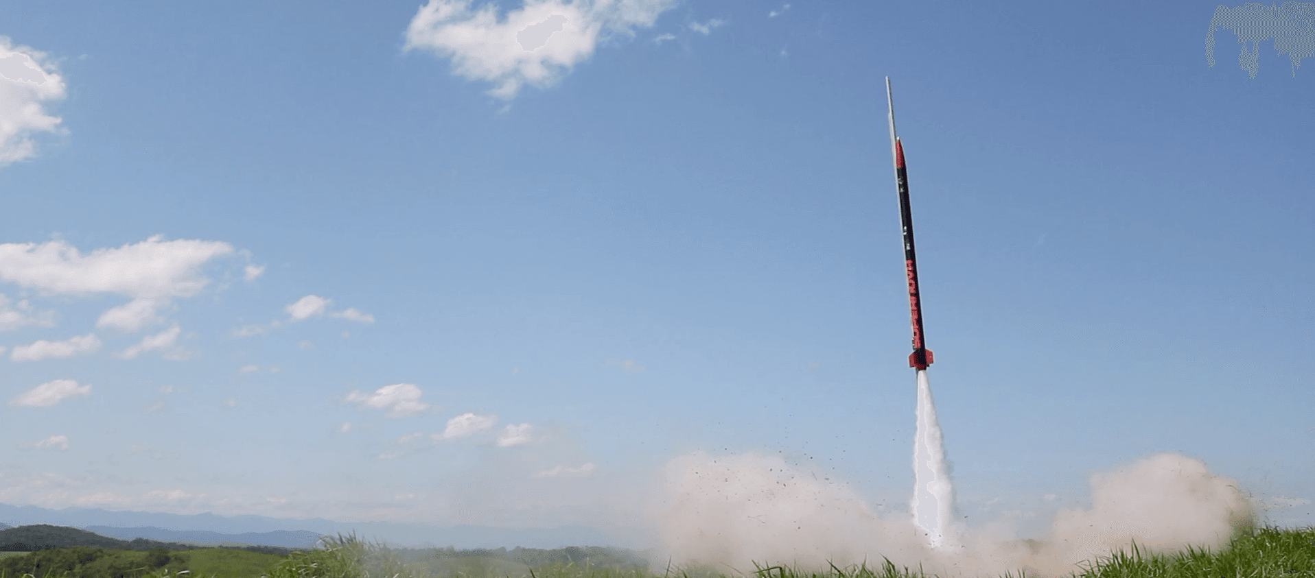 Aspera rocket liftoff in landscape. 03/11/2023